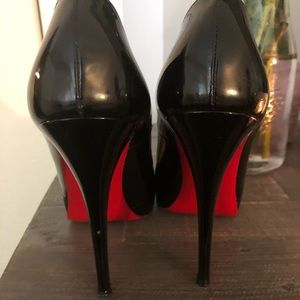 Christian Louboutin Black Patent Leather Pump